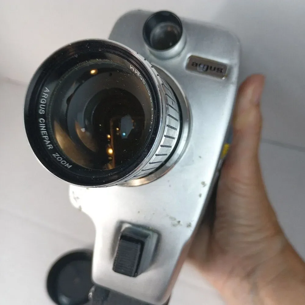 Vintage Argus Super 8 Movie Camera Model‎ 814 W/Box And Docs Untested
